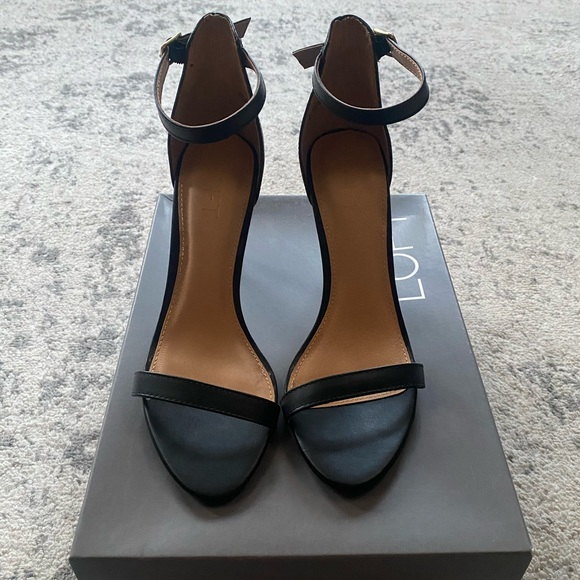 ✨NIB✨LOFT Open Toe Ankle Heel - Picture 2 of 7